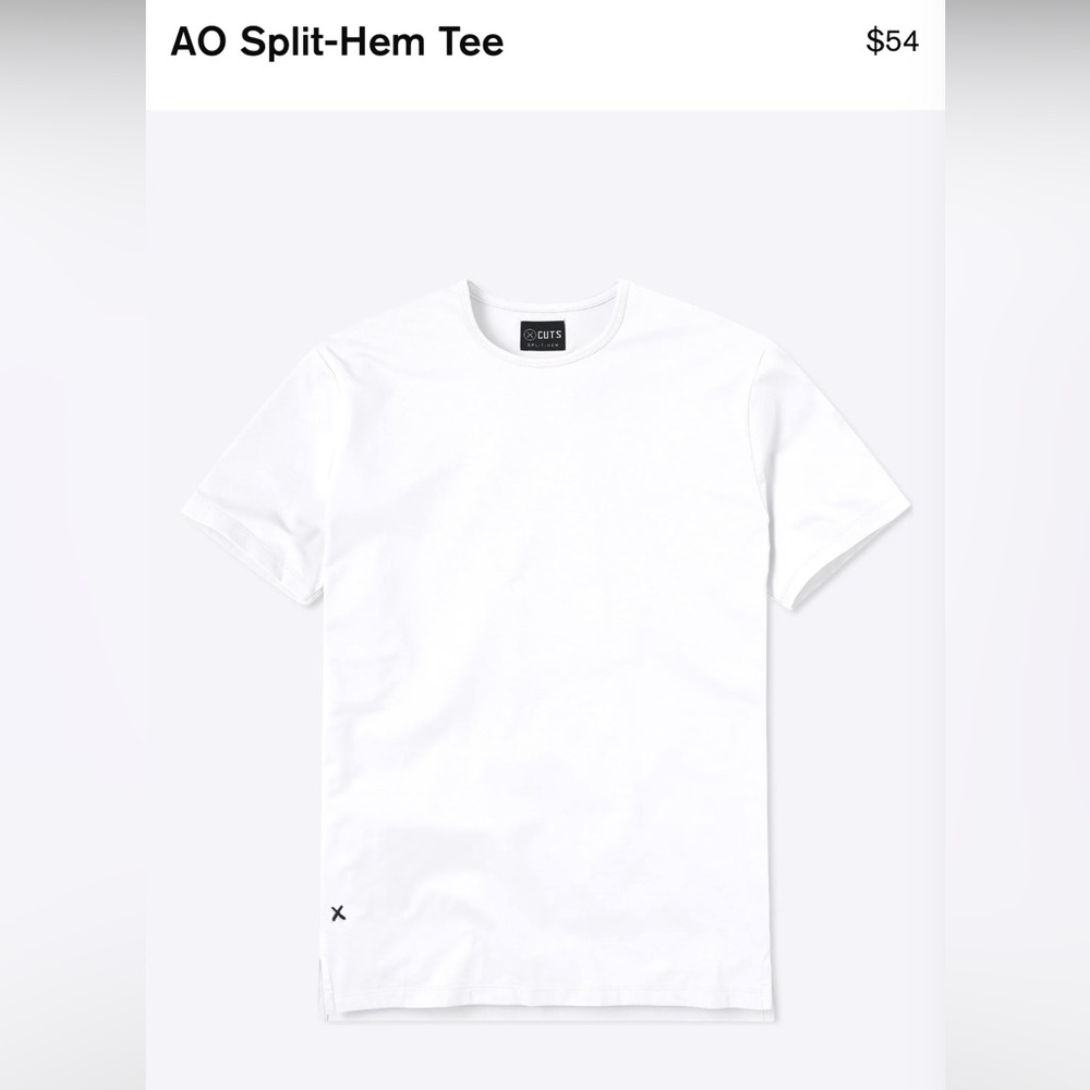 Cuts AP split Hem Tee